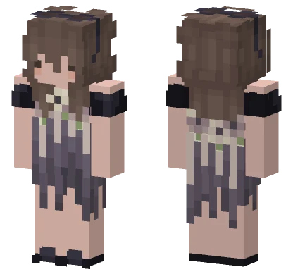 Brown Haired Girl Minecraft skin