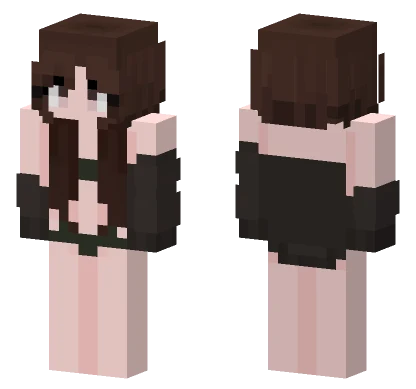 Brown Haired Girl Minecraft skin