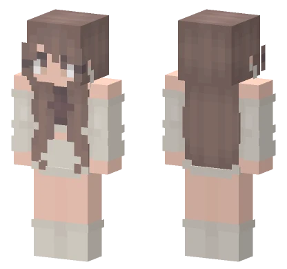 Brown Haired Girl Minecraft skin