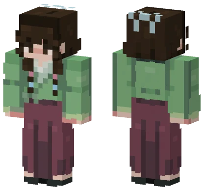 Brown Haired Girl Minecraft skin