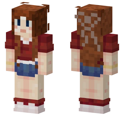 Brown Haired Girl Minecraft skin