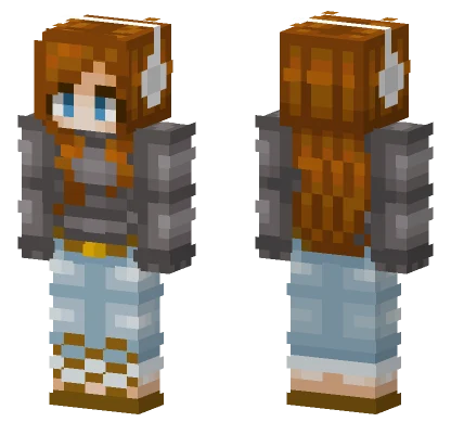 Brown Haired Girl Minecraft skin