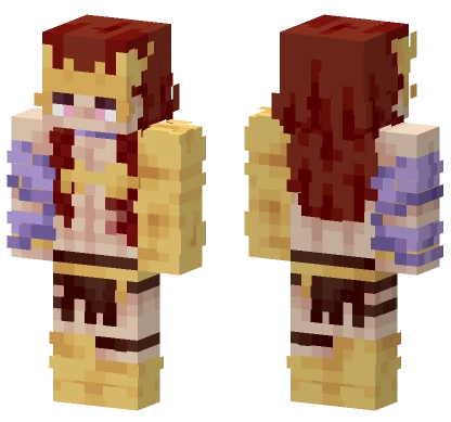 Brown Haired Girl Minecraft skin