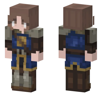Brown Haired Girl Minecraft skin