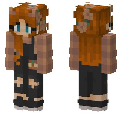Brown Haired Girl Minecraft skin