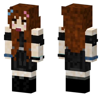 Brown Haired Girl Minecraft skin