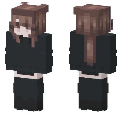 Brown Haired Girl Minecraft skin