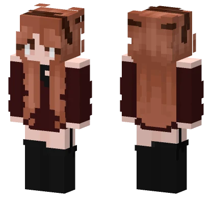 Brown Haired Girl Minecraft skin