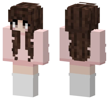 Pink Girl Outfit Minecraft skin