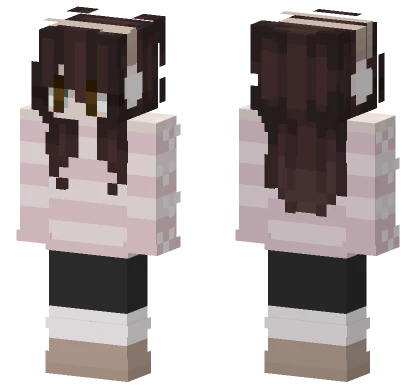 Brown Haired Girl Minecraft skin