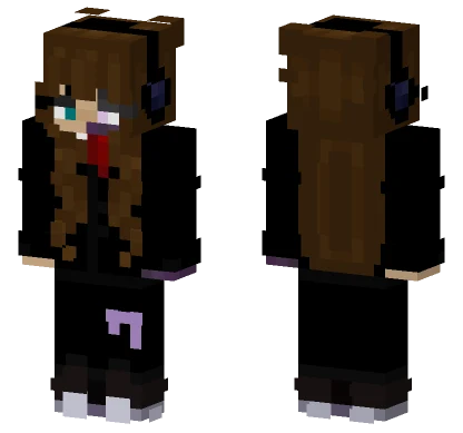 Brown Haired Girl Minecraft skin