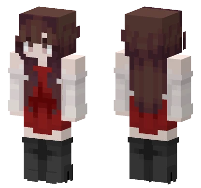Brown Haired Girl Minecraft skin