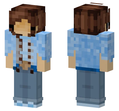 Brown Haired Girl Minecraft skin