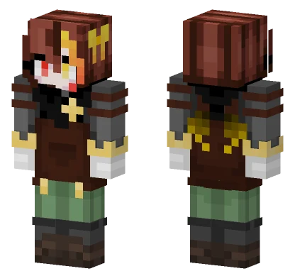 Brown Haired Girl Minecraft skin