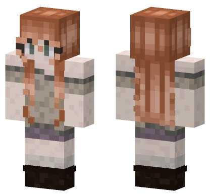 Brown Haired Girl Minecraft skin