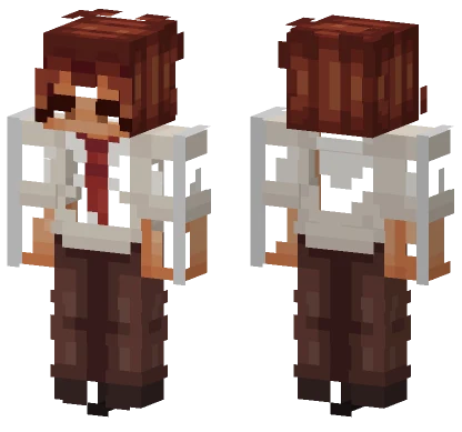 Brown Haired Schoolgirl Minecraft skin
