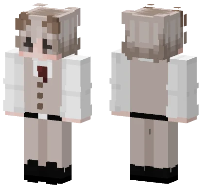 Brown Haired Schoolgirl Minecraft skin