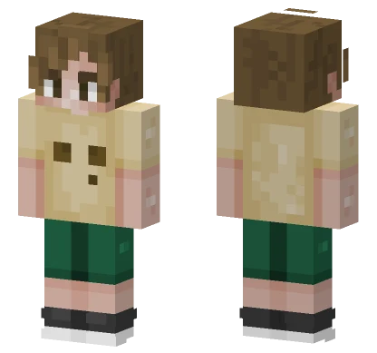 Brown Haired Teen Minecraft skin