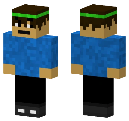 Brown Hat Boy Minecraft skin
