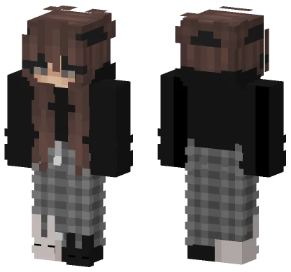 Brown Hat Girl Minecraft skin