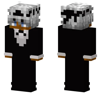 Brown Hooded Figure Minecraft skin