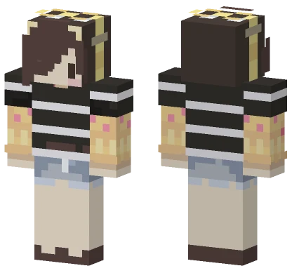 Brown Hooded Figure Minecraft skin