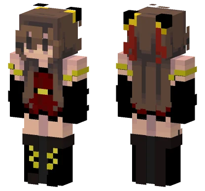 Brown Hooded Figure Minecraft skin