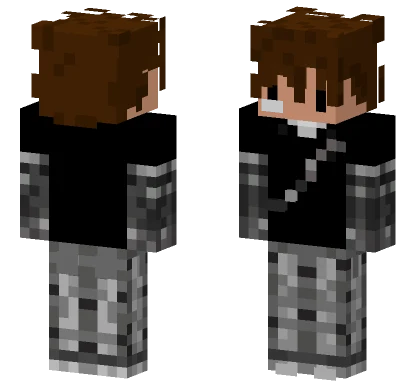 Brown Hooded Figure Minecraft skin