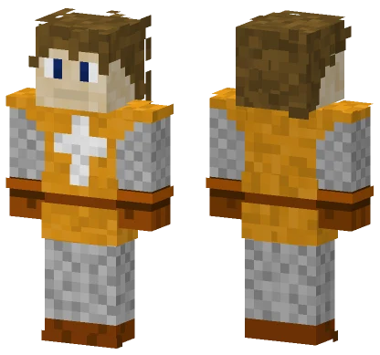 Brown Knight Armor Minecraft skin