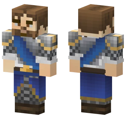 Brown Knight Armor Minecraft skin