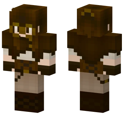 Brown Leather Adventurer Minecraft skin