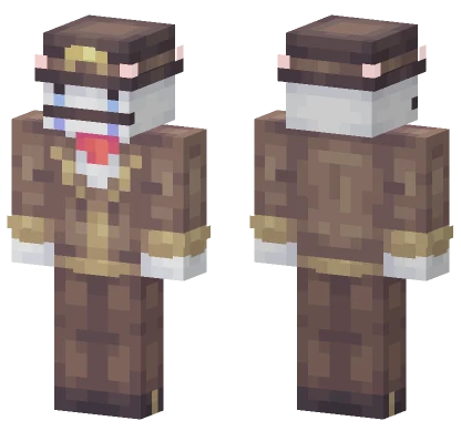 Brown Hatty Hattington Minecraft skin