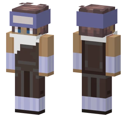 Brown Leather Jacket Minecraft skin