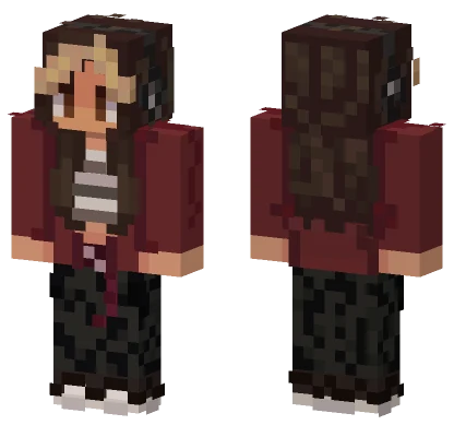 Brown Leather Jacket Minecraft skin