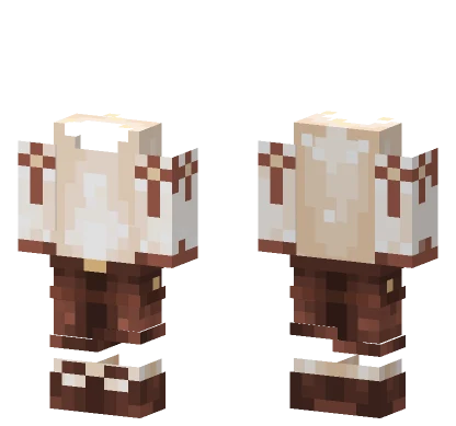 Brown Leather Knight Minecraft skin