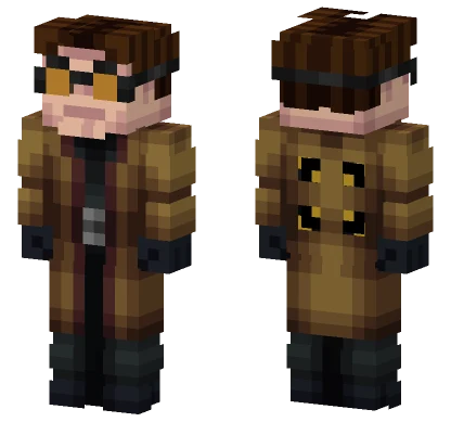 Brown Leather Outfit Minecraft skin