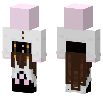 Brown Maid Outfit Minecraft skin
