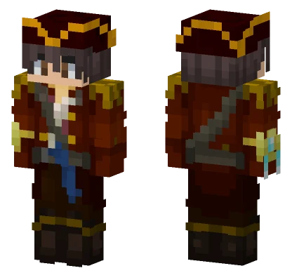 Brown Military Jacket Minecraft skin