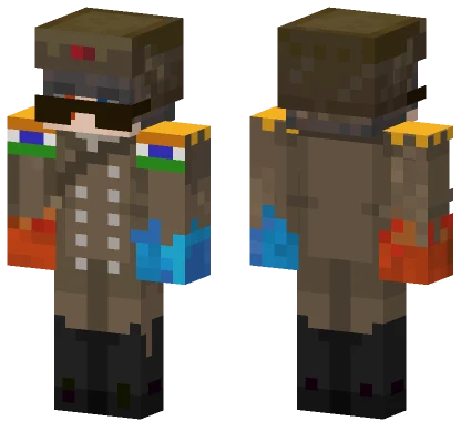 Brown Military Uniform Minecraft skin