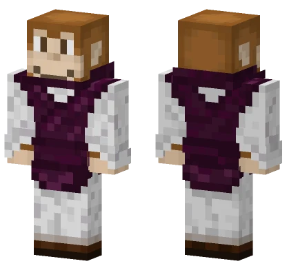 Brown Monkey Hoodie Minecraft skin
