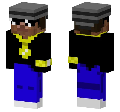 Brown Monkey Suit Minecraft skin
