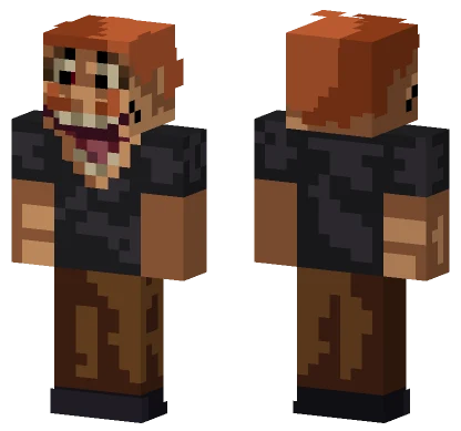 Brown Monster Creature Minecraft skin