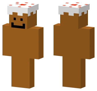 Brown Mushroom Cap Minecraft skin