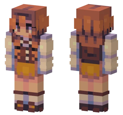 Brown Outfit Minecraft skin