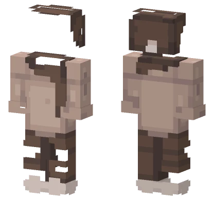 Brown Overall Skin Minecraft skin