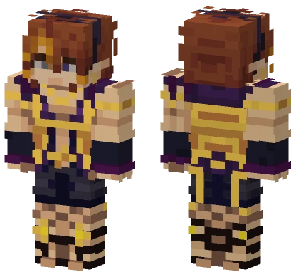 Brown Overalls Character Minecraft skin