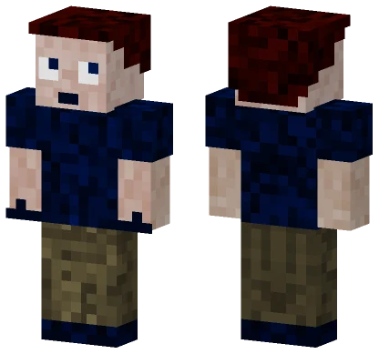 Brown Overalls Skin Minecraft skin