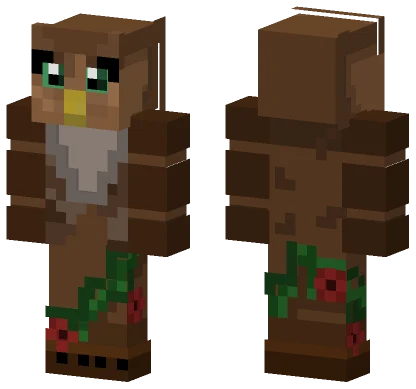 Brown Owl Skin Minecraft skin
