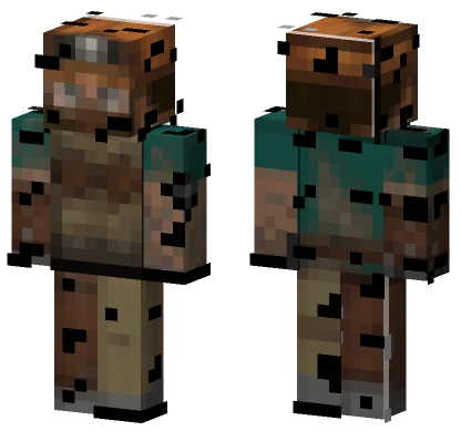 Brown Pirate Hat Minecraft skin