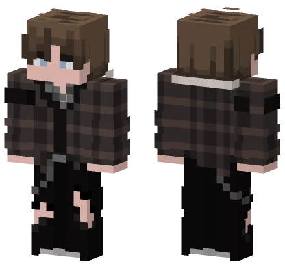 Brown Plaid Boy Minecraft skin